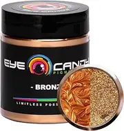 Eye Candy Mica Powder Pigment"Bronze" (25g) Multipurpose DIY Arts and Crafts Additive | Woodworking, Epoxy, Resin, Natural Bath Bombs, Paint, Soap, Nail Polish, Lip Balm