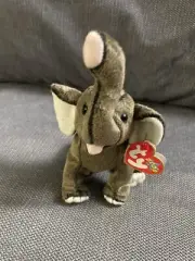 Ty Beanie Baby - TRUMPET the Elephant (8.5 Inch) MINT with MINT TAGS