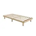 Bed Frame Single Size Bed Base Solid Wood Slats