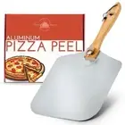 Premium Pizza Peel - 12×14 inches - Professional Pizza Paddle 1 PC Pizza Peel