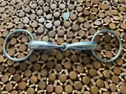 Loose Ring Snaffle Bit Stainless Steel English Single Joint 5 1/4”