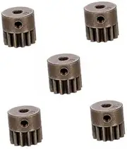 6-Piece Reinforced Pinion Gear Set for 1:10 Scale Control Cars, 13T, 2 Pcs