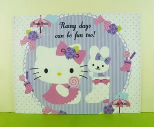 【震撼精品百貨】Hello Kitty 凱蒂貓~卡片-糖果紫