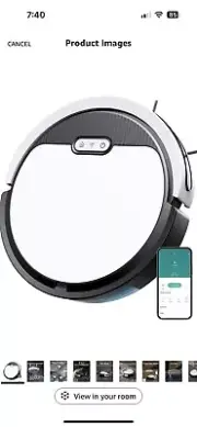 V3 Robot Vacuum and Mop Combo, 5000Pa Powerful Suction, 3-in-1, Smart Controls