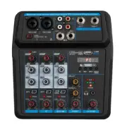 Protable Mini Mixer Audio DJ Console With Sound Card For Singing Webcast Party
