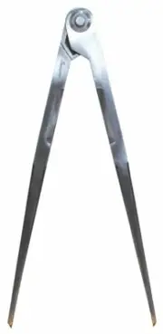 Shinwa Compass with Carbide tips for Sheet metal Machinist Divid JAPAN