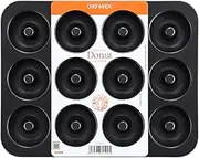 CHEFMADE Nonstick Donut Pan, 12 Cavity Ring Doughnut Baking Pan