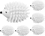 Laundry Balls for Dryer | 6 Pack Hedgehog Shape Dryer Balls - White Pet Hair Remover, Washing Machine Agitator, Fabric Softener Alternatives for Laundry Drying