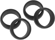 VANZACK Silicone Ring Protector for Men 4pcs Multi-use Sports Rings Soft Silicone Finger Covers