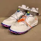 Nike Air Force 1 Mid Off-White White Clear White DO6290-100 Mens sz 15 OG All DS