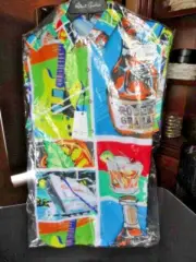 Robert Graham Fiesta Deverano Short Sleeve Shirt Size Medium NWTS