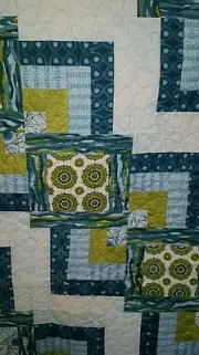 Abstract Squares Quilt Wall Art