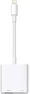 [Apple MFi Certified] Lightning to HDMI Adapter for iPhone, Digital AV Audio Dongle,1080P Sync Screen Cable with Lightning Charging Port for iPhone, iPad to TV/Projector/Monitor (NO Need Power Supply)