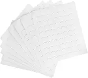 Gatuida 10 Sheets Round Double-Sided Sticker Dots Glue Points for Crafts Balloons Sealing Simple Application Lightweight Storage