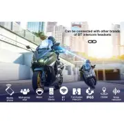 For Motorcycle Helmet Bluetooth Intercom Wireless Headset 1200M Range for Riders