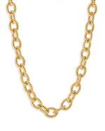 Capucine De Wulf Victoria Chain Necklace in 18K Gold Plated, 18