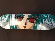Hook Ups Skateboard Deck 8.0”/ Mika -Hand Screened / Jeremy Klein/ Anime Version