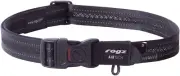 Rogz Airtech Classic Dog Collar, Nightsky Black, X-Large
