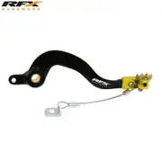 RFX Pro ST Rear Brake Lever (Black/Yellow) - Suzuki RM250