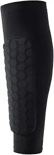 Football Shin Guards - Calf Compression Sleeve Honeycomb Pads | Breathable Shin Splint Support, Shin Guard Socks, Calf Protective Gear for Soccer, Kids, Basketball, Youth Adults