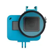 Aluminum Protective Cage with Insurance Frame and 52mm Uv Lens for Gopro Hero7 / 6 / 5