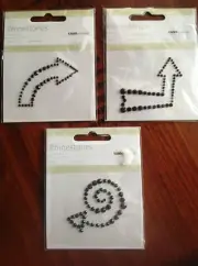 Kaisercraft - Adhesive Rhinestones - Arrow Designs - 3 colours - 3 designs