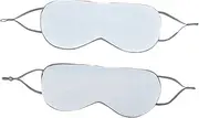 UTHCLO 2Pcs Dual Sided Cooling Sleep Eye Mask Comfortable Eye Patch for Travel Daily Use for Light Blocking Restful Sleep for Men Women