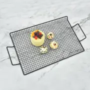 Firepit Grill Grate Metal Barbecue Net for Outside Camping Party Gathering