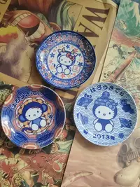 在飛比找Yahoo奇摩拍賣-7-11運費0元優惠優惠-中古回流三麗鷗hello kitty生肖年份盤