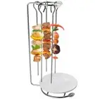 Skewers Rack Stainless Steel Barbecue Skewer Stand Vertical Kebab D232
