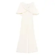 [Elie Saab] Elie Saab Cady Jumpsuit 36 FR WHITE