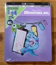 4K BLU-RAY | Monsters Inc ULTRA HD BEST BUY STEELBOOK NEW SEALED