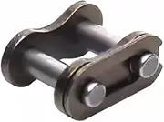 MCMATUTKEQ 04C-1 Roller Chain Industrial Transmission Chain Pitch 6.35mm Single Row Chain for 04C Sprocket 0.5/1.5/5Meter(Full Chain Link)
