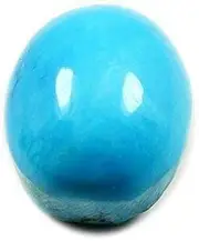 [Queenslands] 15.5 Ratti Firoza Gemstone Natural Certified Loose Turquoise Gem, Crystal, Turquoise