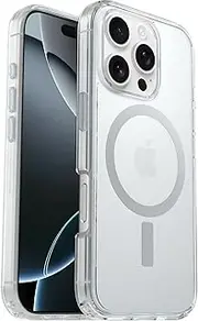OtterBox Symmetry Series Clear MagSafe Case for iPhone 16 Pro, Shockproof, Drop Proof, Protective Thin Case, 3X Tested to Military Standard, Clear