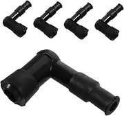 5 Pack High Voltage Spark Plug Cap Boot for Motorbike Waterproof Scooter Ignition Component Replacement Parts Leakproof