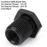 1/2-28 to 3/4-16 Car Oil Filter Hex Threaded Adapter Aluminum N1228T34-3