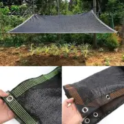 50~65% HDPE Anti-UV Black Sun Shade Net Screen Mesh Flower Pot Plants Cover