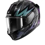 D-Skwal 3 Blast-R Black Blue Purple KGX Full Face Helmet