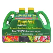 PowerFeed 2 x 2L Hose On Liquid Fertiliser - Twin Pack
