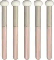 5-Piece Mushroom Makeup Sponge Concealer Brush Set for face, nose, eyelids, Vegan and nonirritant, Ideal for Brightening and Perfect Concealing
