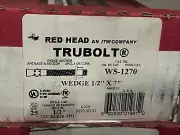 Red Head Wedge Anchor NIB 25 ct. 1/2" x 7" Concrete WS-1270