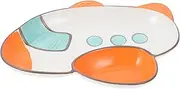 ifundom Kids Plates Cartoon Airplane Shape Children Dishes Divided Compartments Feeding Supplies for Babies and Kids