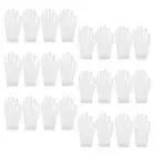 12 Pairs White Cotton Gloves for Women Dry Hands Adult Work