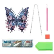 DIY Diamond Craft Pendant Painting Kit Animals, Hanging Ornaments Gemstone5464