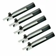 Mini Parting Lathe Tool Cut Off Holder 8 mm Shank With HSS Blade 5 PCs Set