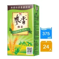 在飛比找momo購物網優惠-【統一】麥香綠茶375mlx24入/箱