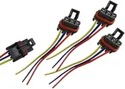 [Motorcycle Parts] Pulse Power Plug Connector Pigtail for Polaris Ranger Crew XP1000 RS1 XP 1000 General Pulse Bus Bar Power Harness Connector [Easy to Replace](3pcs)