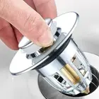 Press Bounce Pop-up Bathtub Stopper Sink Plug Sink Filter Hair Catcher