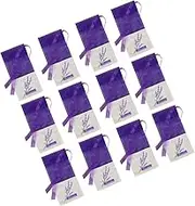 Cabilock 1 Set 12Pcs Sachet Bag Home Fragrance Lavender Scented sachets Mini Lavender Bag Purple Gauze Bags Lavender Bags Sheer Dried Lavender Fragrance Bags Candy Bag Drawstring Cotton